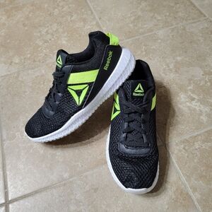 Reebok Training Sneakers Black/Neon Green Wo8½ (Men’s 7)